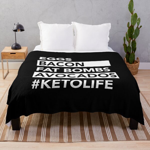 Item preview, Keto Diet Ketogenic Food Bacon Eggs Avocados Low Carb Life design designed and sold by CreatedByHeidi.