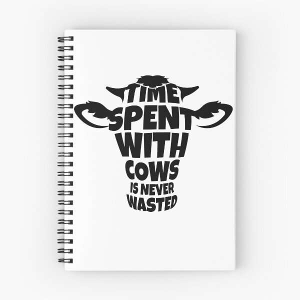 Item preview, Time With Cows Is Never Wasted  designed and sold by SilentEcho.
