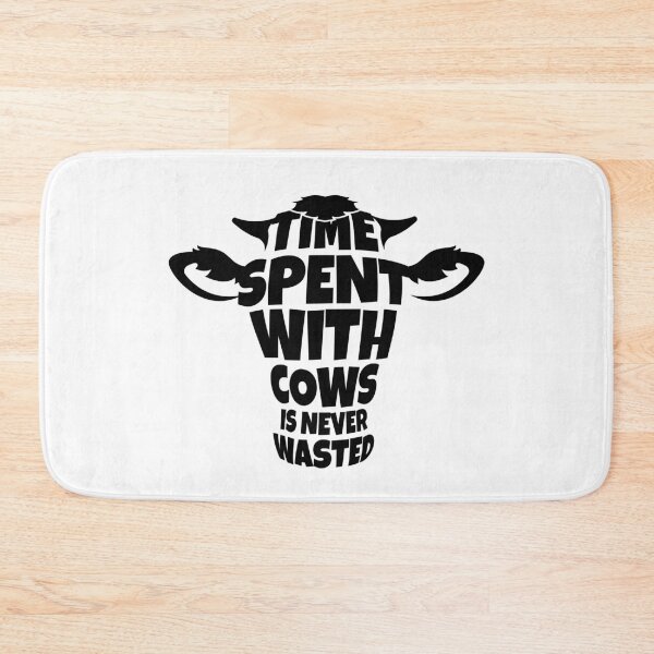Item preview, Time With Cows Is Never Wasted  designed and sold by SilentEcho.