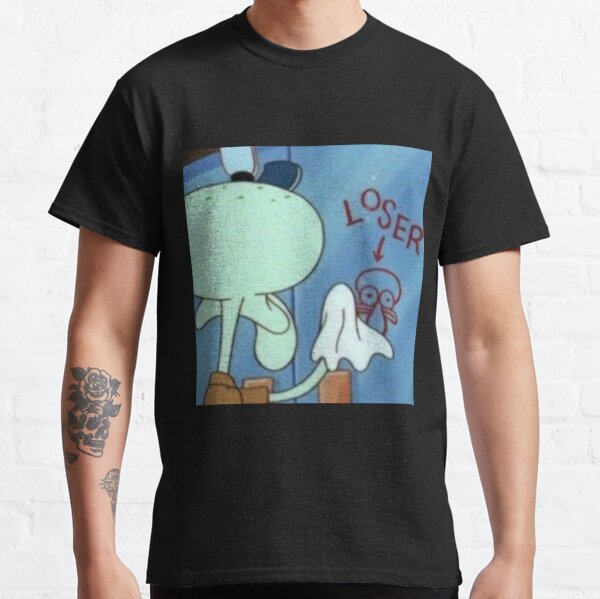 Cursed Squidward Meme T-Shirts | Redbubble