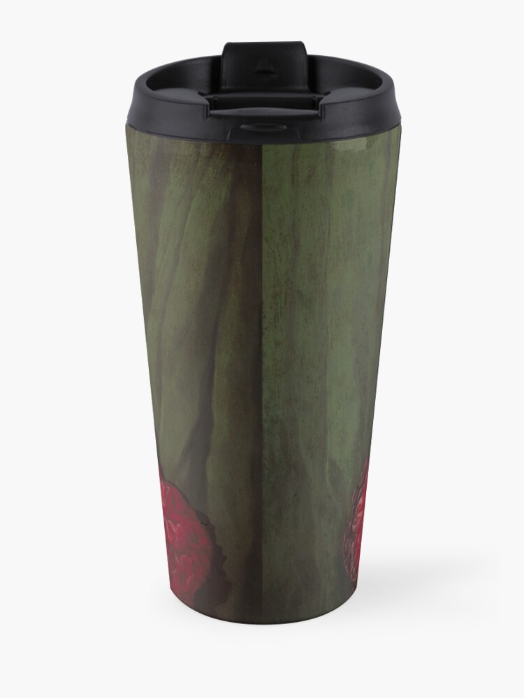 Alternate view of A Young Woman and Her Little Boy Oil Painting by Agnolo Bronzino Travel Mug