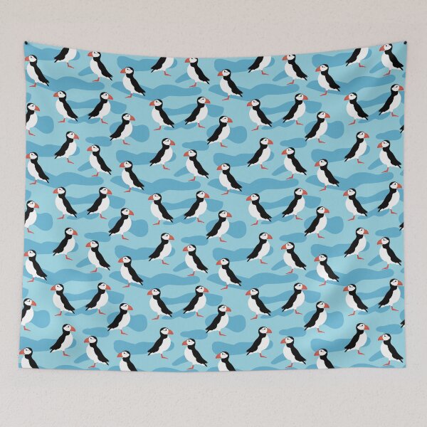 Item preview, Rhinoceros auklet cute birds  designed and sold by artsofy.
