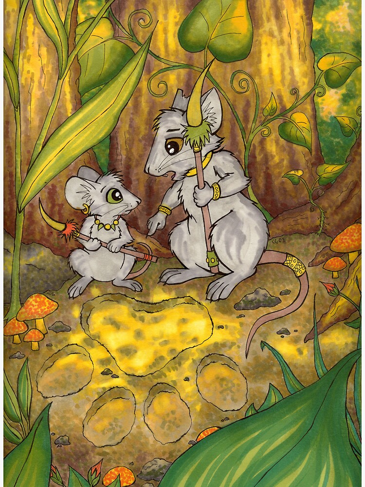 "Hunting Lessons Tribal Mice in the Jungle" Photographic Print by CGafford Redbubble