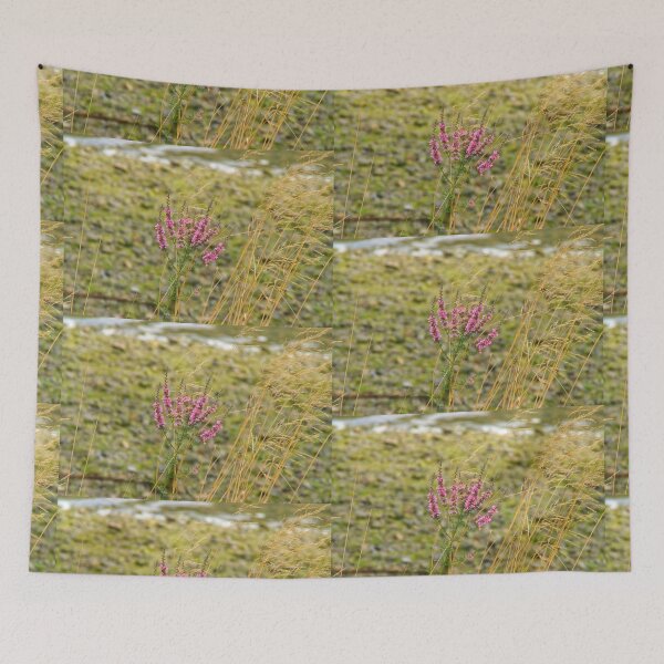 Item preview, Pink Flowers by the River Bank designed and sold by LemonsandInk.