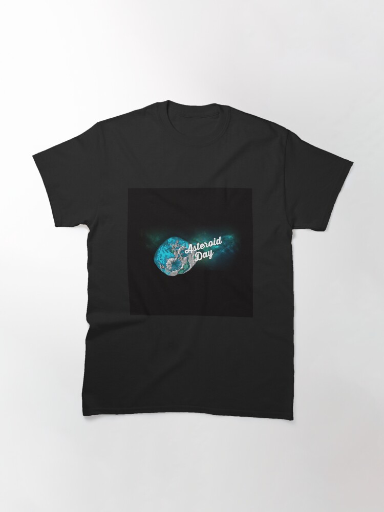 Thumbnail 3 of 7, Classic T-Shirt, Asteroid Day designed and sold by Goldskee.