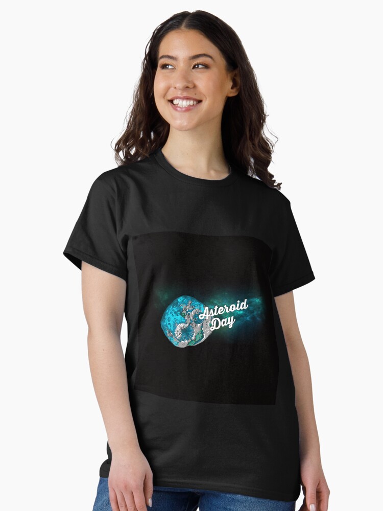Thumbnail 2 of 7, Classic T-Shirt, Asteroid Day designed and sold by Goldskee.