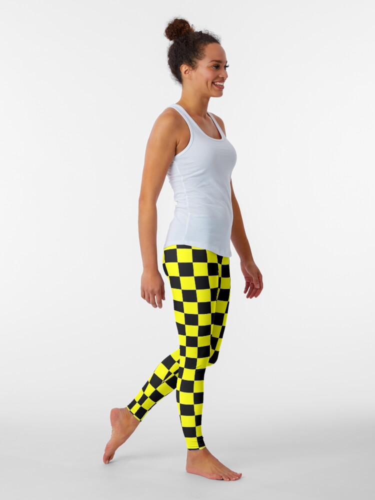 checkerboard leggings