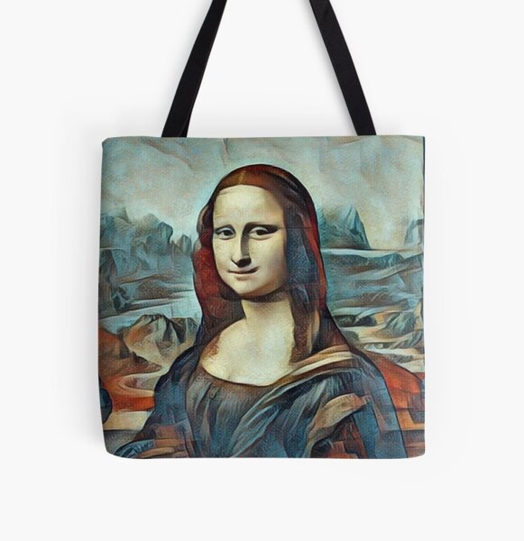 Monalisa in my eyes neo-expressionism painting' Tote Bag