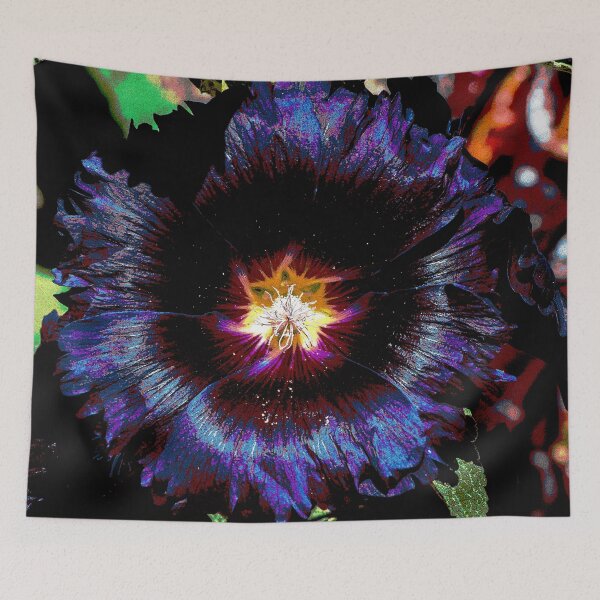 Item preview, Hollyhock Blossom - Blue designed and sold by William E Lopez.