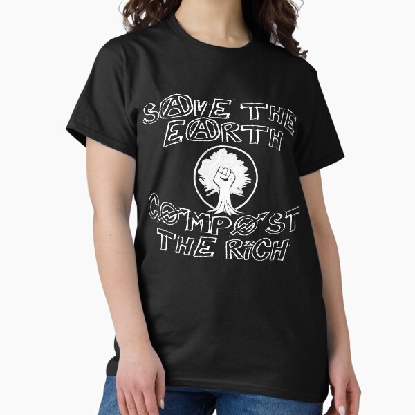 Item preview, Save the Earth, Compost the Rich designed and sold by SpaceDogLaika.
