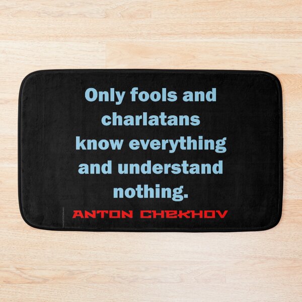 Item preview, Only Fools and Charlatans - Chekhov designed and sold by CrankyOldDude.