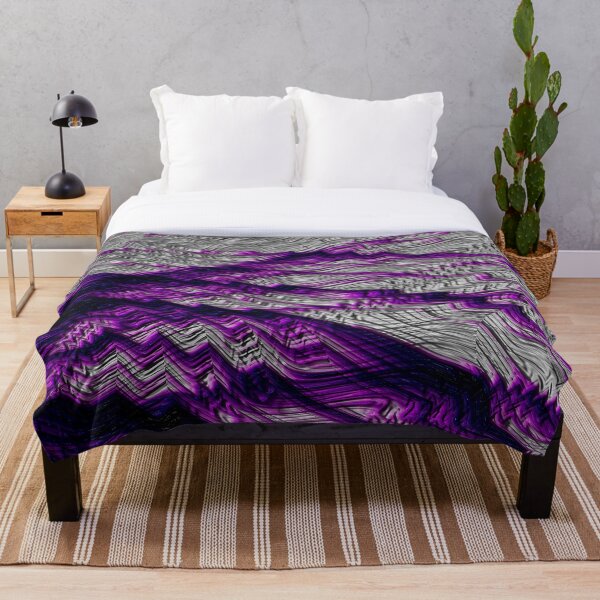 Item preview, Purple And Silver Fractal Lightning designed and sold by WaterflowerDesz.