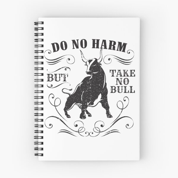 Item preview, Do No Harm But Take No Bull Cowboy  designed and sold by SilentEcho.