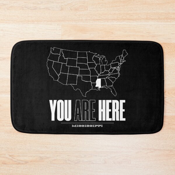 Item preview, You Are Here Mississippi - United States of America Travel Souvenir designed and sold by BlueRockDesigns.