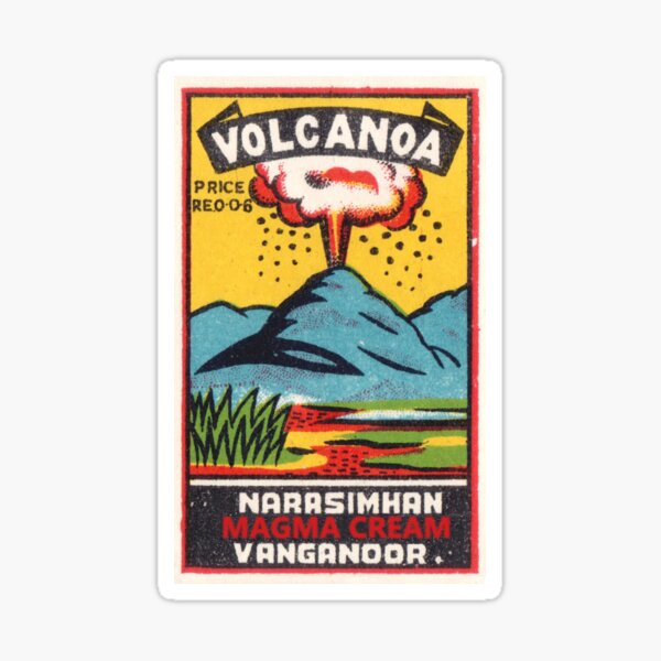 Volcanoa Magma Cream Sticker