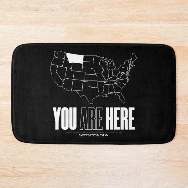Item preview, You Are Here Montana - United States of America Travel Souvenir designed and sold by BlueRockDesigns.
