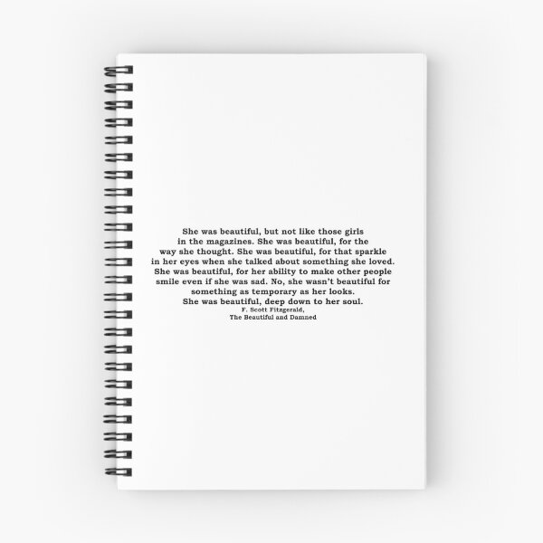 Item preview, F. Scott Fitzgerald - The Beautiful Damned Quote designed and sold by AmeriKayUSA.