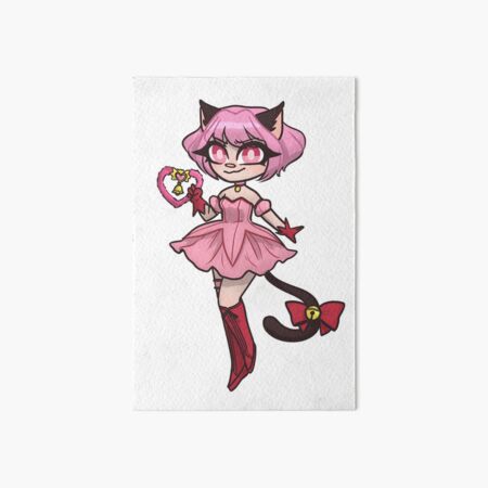 Mew Ichigo from the anime Tokyo Mew Mew New original artwork Art Board  Print for Sale by EryaMoon