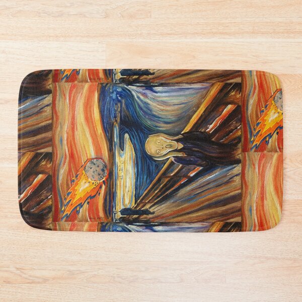 Item preview, OMG AN ASTEROID! with "The Scream by MUNCH"  / - Asteroid Day - collage digital art - by Iona Art Digital designed and sold by IonaArtDigital.