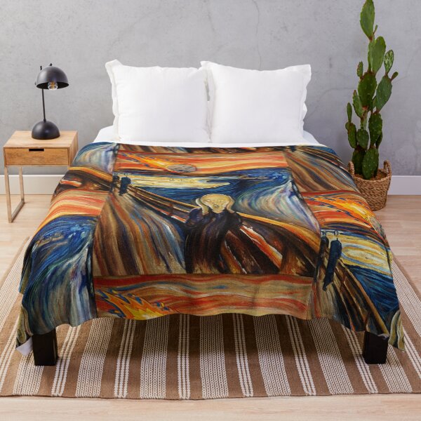 Item preview, OMG AN ASTEROID! with "The Scream by MUNCH"  / - Asteroid Day - collage digital art - by Iona Art Digital designed and sold by IonaArtDigital.