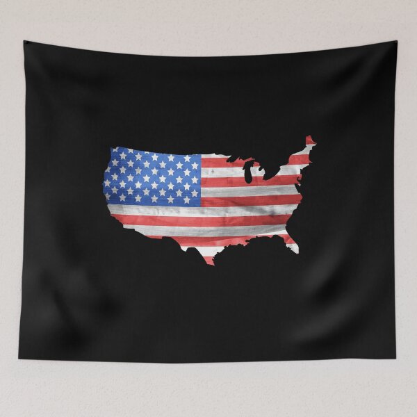 Item preview, American Flag map Design designed and sold by marosharaf.