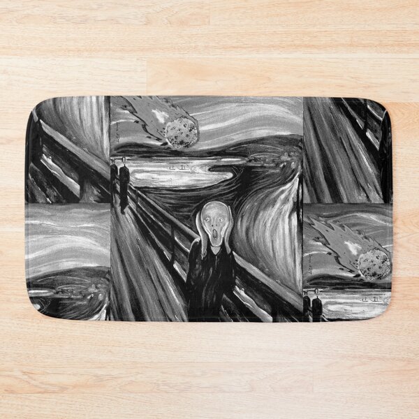Item preview, OMG AN ASTEROID! with "The Scream by MUNCH" bn / - Asteroid Day - collage digital art - by Iona Art Digital designed and sold by IonaArtDigital.