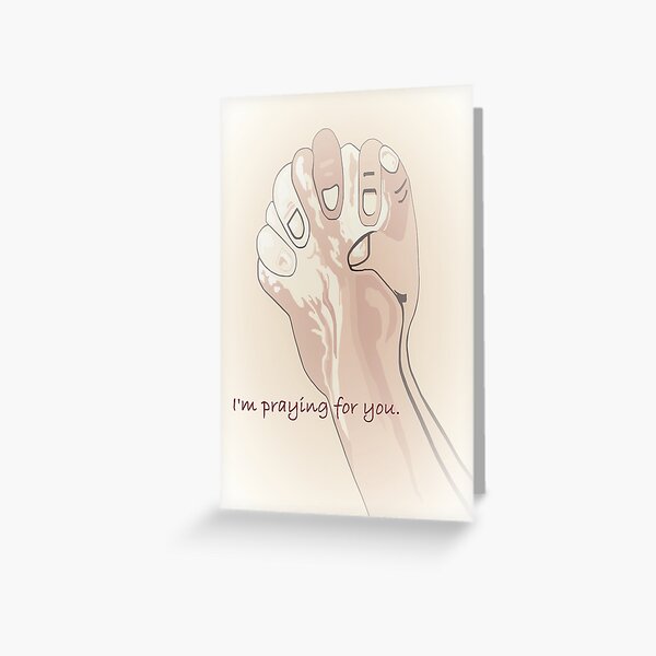 I'm Praying for You Greeting Card