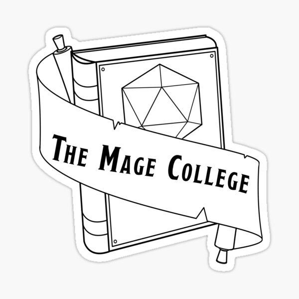 The Mage College logo Sticker