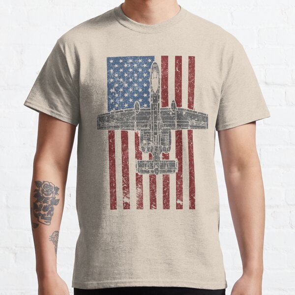 A-10 Thunderbolt II "Warthog" Vintage Flag Classic T-Shirt