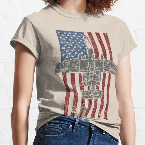 A-10 Thunderbolt II "Warthog" Vintage Flag Classic T-Shirt