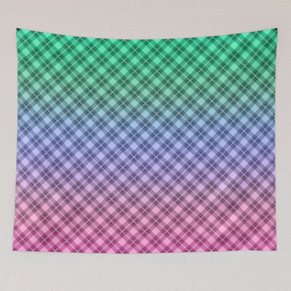 Item preview, Ombre plaid #plaid #Ombre #gradient #gradientplaid designed and sold by fuzzyfox.