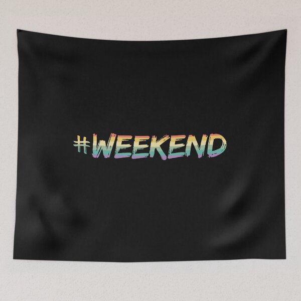 Item preview, Weekend Rainbow Colors Funny Design  designed and sold by alenaz.