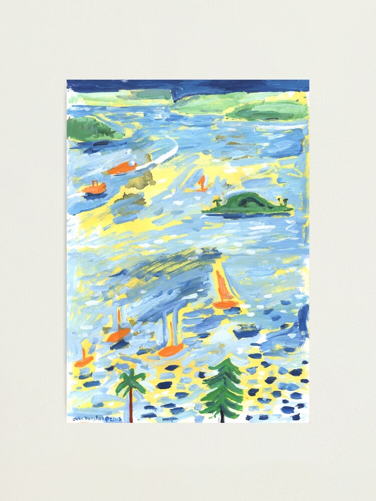 Alternate view of A Lovely Day on the Bay Photographic Print