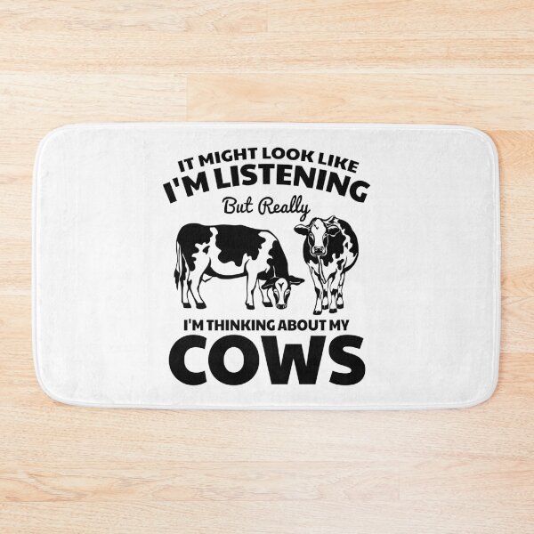 Item preview, Thinking About Cows Funny Cow Loving Farmer  designed and sold by SilentEcho.