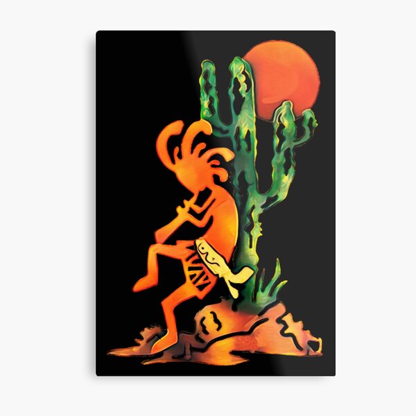 kokopelli Art Metal Print