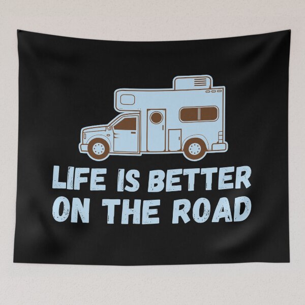 Item preview, Life Is Better On The Road designed and sold by teesaurus.