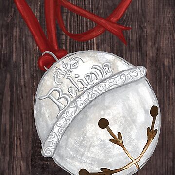 Artwork thumbnail, I Believe - Polar Express Bell by tinaschofield