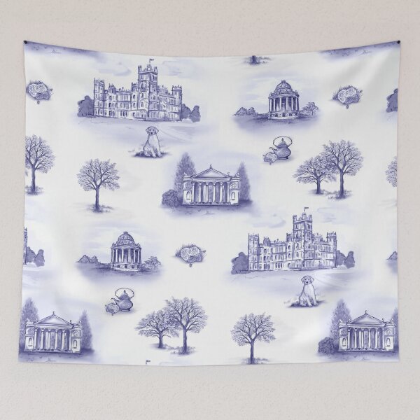 Item preview, Downton Abbey inspired Toile designed and sold by Sharilea.