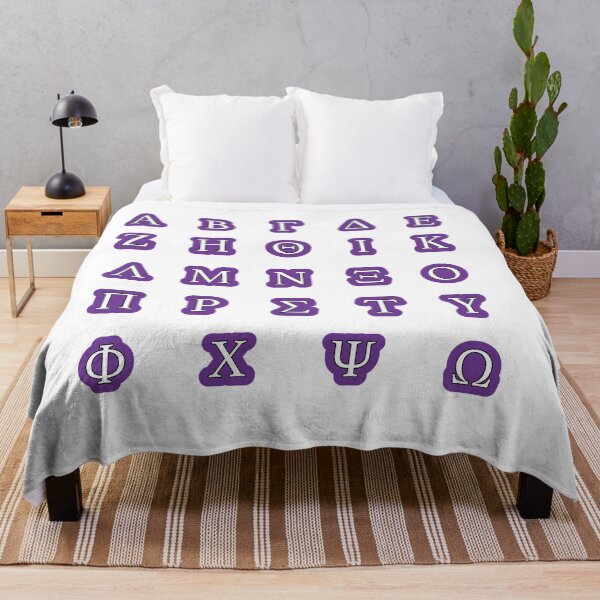 Item preview, Purple Greek Letter Sorority Alphabet Sticker Pack designed and sold by The-Goods.