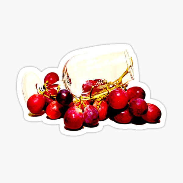 Grapes Anticipation Sticker