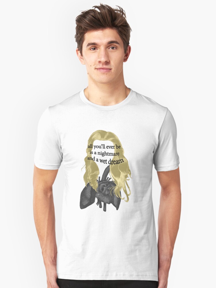 Blonde Hair Black Lungs T Shirt By Thesurgeon Redbubble