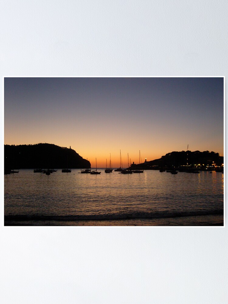 Alternate view of Sunset Port de Soller Poster