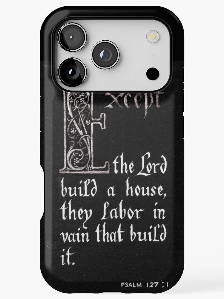 Thumbnail 1 of 4, iPhone Case, Hand Lettered Labor Scripture designed and sold by Patricia Howitt.