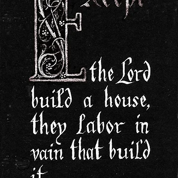 Artwork thumbnail, Hand Lettered Labor Scripture by Patricia Howitt