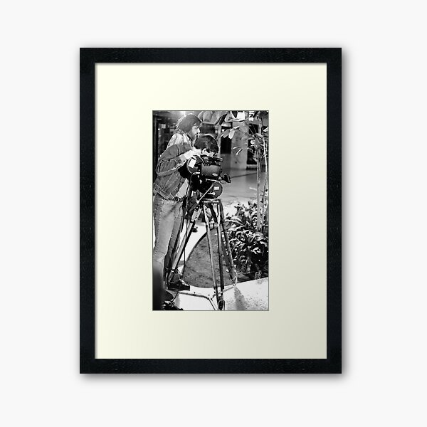 Shooting the Scene Framed Art Print