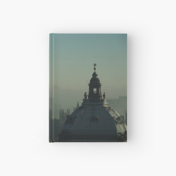 London morning dirty fog Hardcover Journal