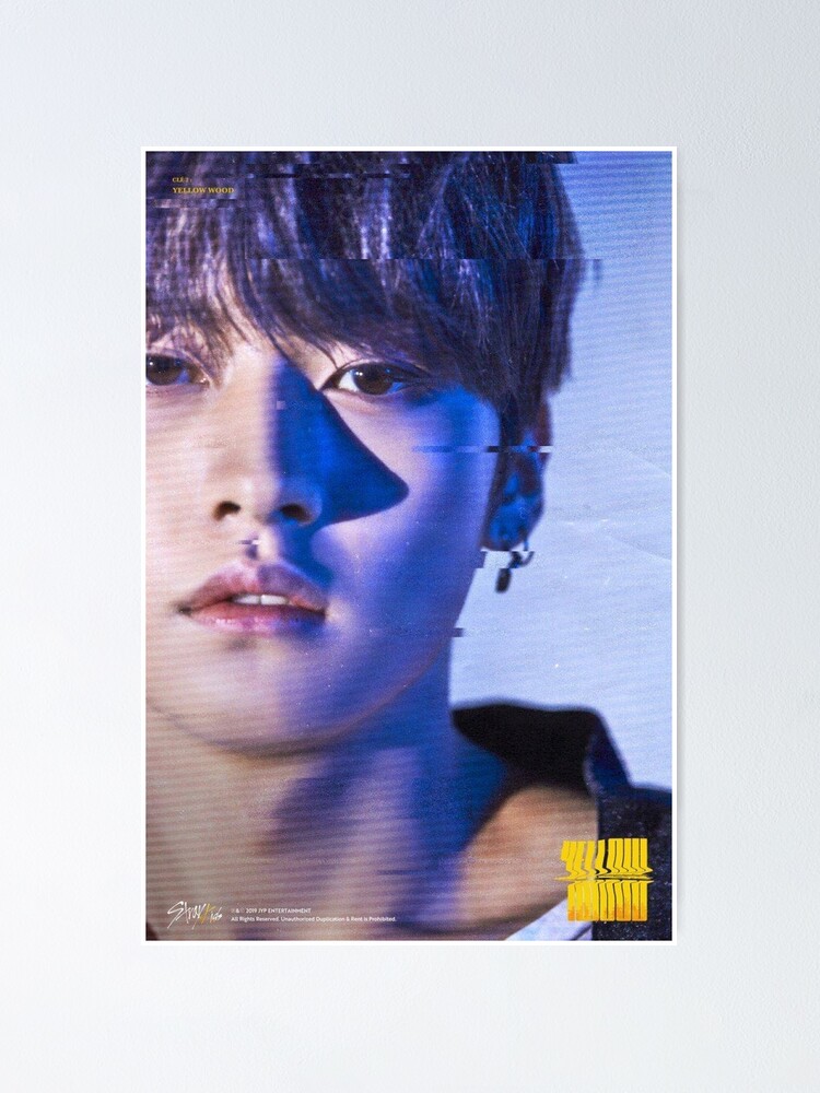 Stray Kids Yellow Wood Lee Know Lee Minho Poster By Michiyo Goods Redbubble