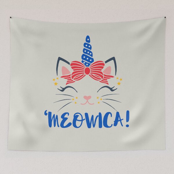 Item preview, God Bless 'Meowica! Kittycorn  designed and sold by CoolTees.