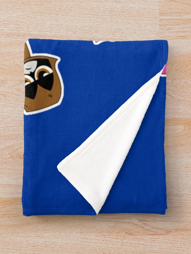 Alternate view of Raven's Emoticlones Throw Blanket
