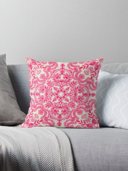 Hot pink outdoor pillows best sale